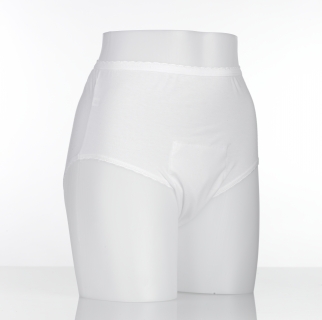 Slips incontinence lavables avec poche intégrée femmes - tour de taille 91-105 cm