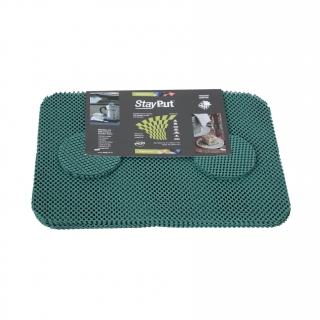 Tablemat and coaster set - green