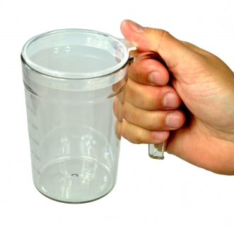 Clear Drinking Mug with Handle