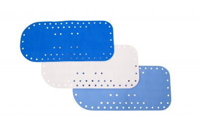Anti-slip bad- en douchematten - badmat licht blauw