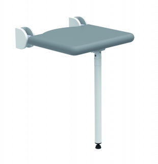 Lift-up Shower Seat with floor support