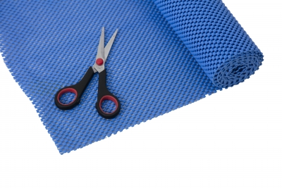 Non slip fabric roll - 51 x 183 cm / electric blue